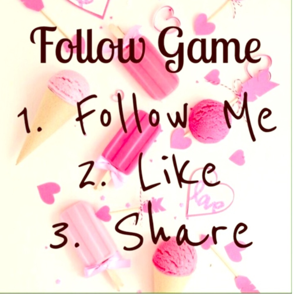 Follow Game : Collect 💙💙💙 and share !